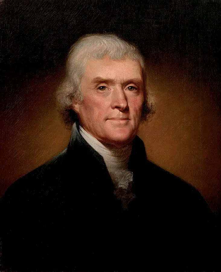 Thomas Jefferson presidential portrait